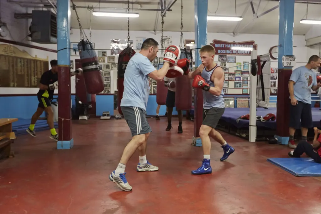 West Ham Amateur Boxing Club — documentary and portrait photograph in London, UK, frame 7 of 28.